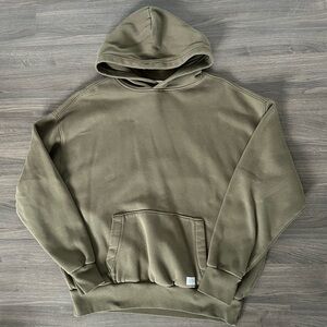 Olive Army Green Hollister Oversized Fit Hoodie with Patch